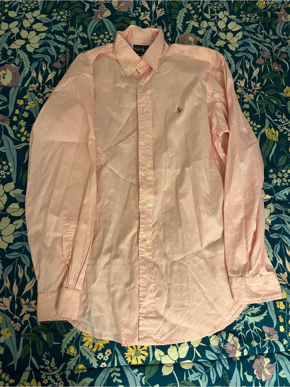 Ralph Lauren Light Pink Button-Up Dress Shirt Men’s Size 16.5